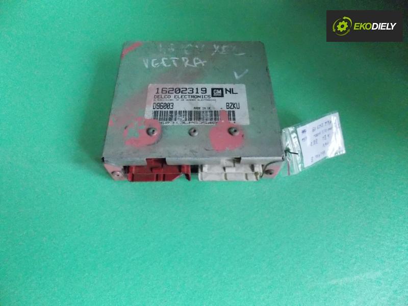 riadiaca jednotka na Opel vectra B 1,6 16V x16xel bez immobilizera č. 16202319