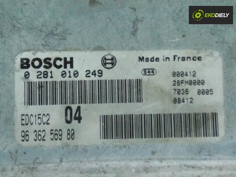 riadiaca jednotka na Peugeot 206, 306, 406, citroen xsara 2,0hdi č. 0281010249