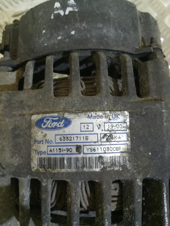 Alternátor Ford Fiesta 1.8 D r.v. 96-02  YS6110300BF  63321711B  90A