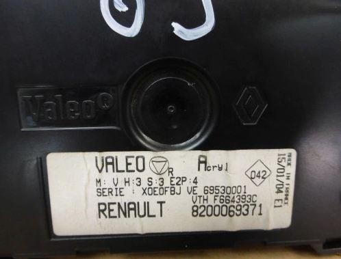 Renault Clio II Panel kúrenia AC klíma 8200069371