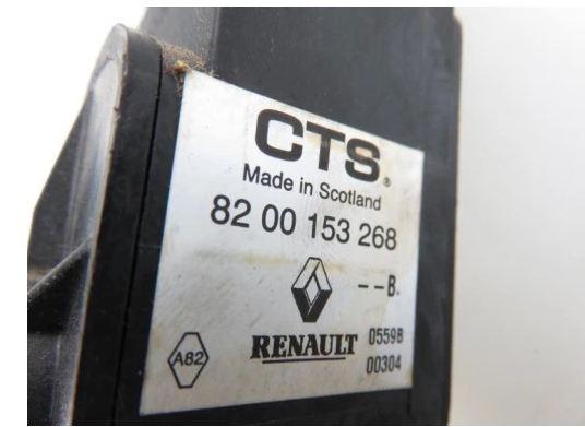 Potenciometer plynového pedálu Megane II 1.5 DCI 8200153268