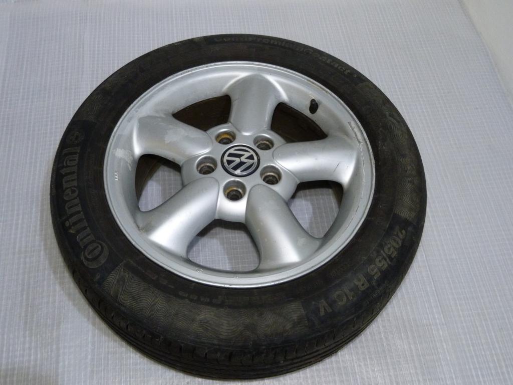 Elektróny (alu disky 4ks) BBS R16 5x112 7Jx16H2 ET59 7M0601025G s pneumatikami 205/55 R16