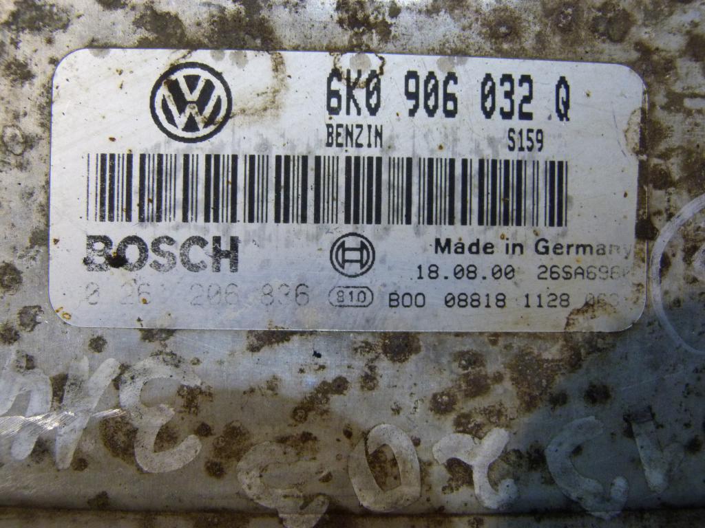 Riadiaca jednotka motora Seat Ibiza, Cordoba 1.4 MPI kód motora AKK 6k0906032q, 0261206836