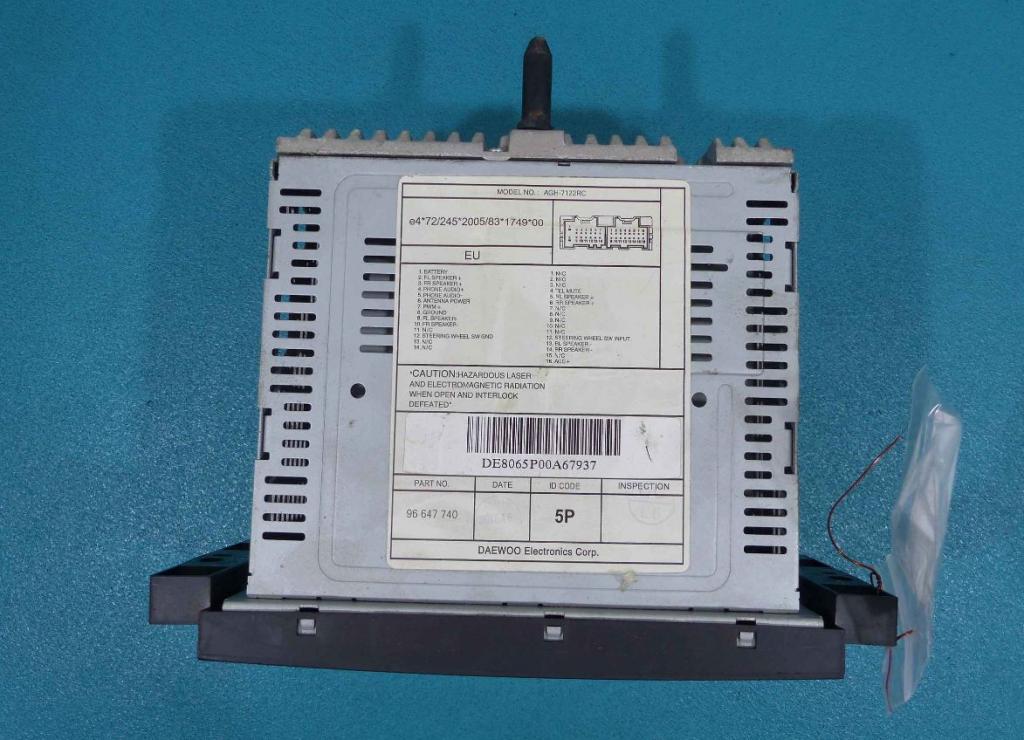RADIO Chevrolet  96647740