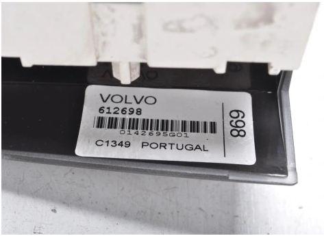 Volvo V40 Panel Prepínač klimatizácie 612698