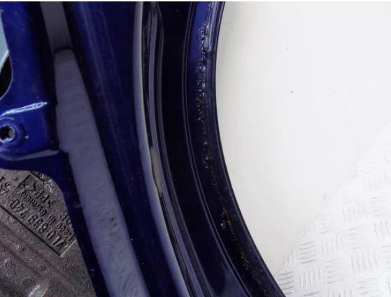 Dvere pravé zad - VW touareg I 02-10 LD5Q
