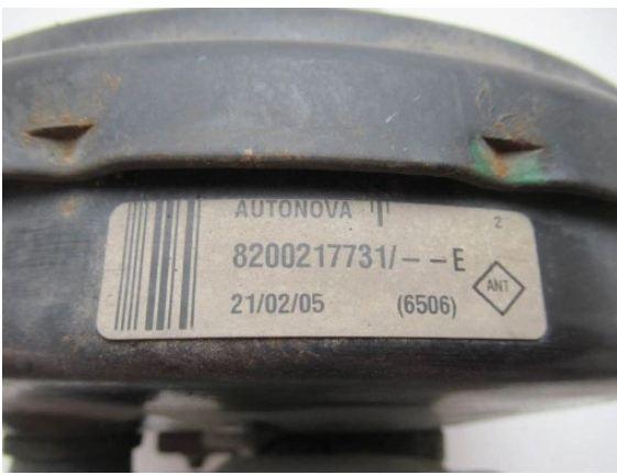 Posilovač Pumpa brzdová Dacia Logan 04-12 8200217731