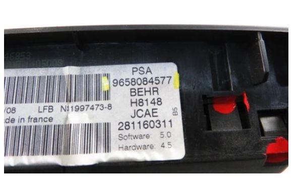 climatronic Citroen C4 I 9658084577