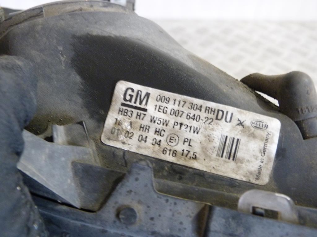 Svetlo predné pravé Opel Astra G r.v. 1999-2004