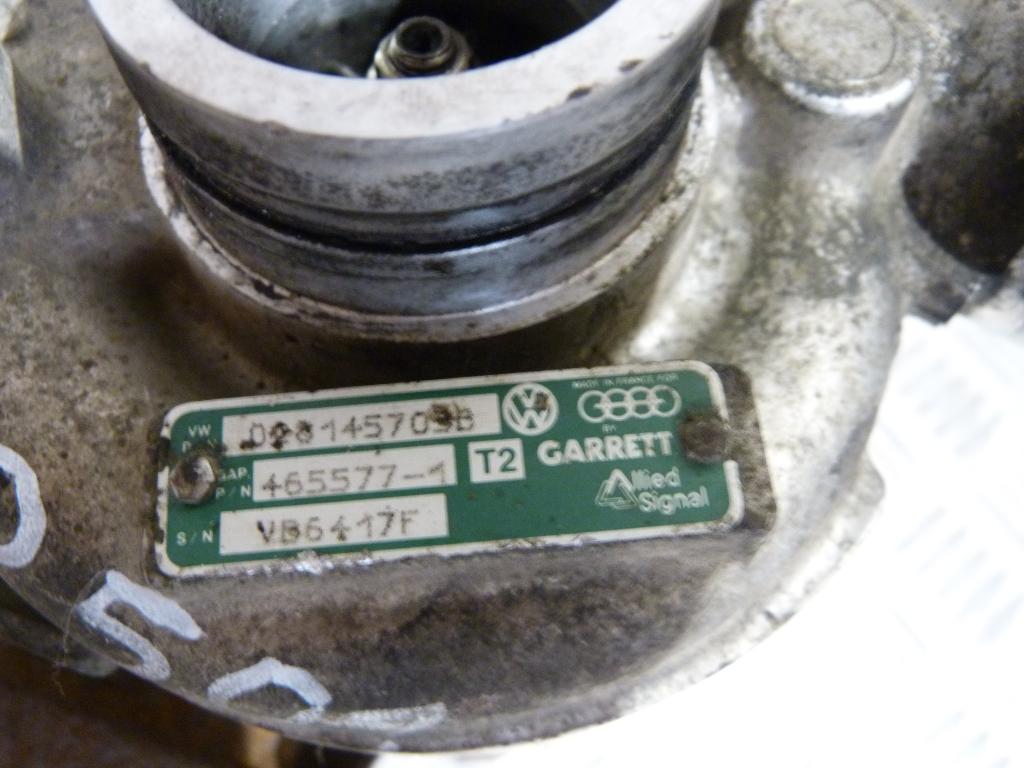 Turbodúchadlo Audi 80, Seat Cordoba, Ibiza, Toledo I, VW Golf II, Golf III, Jetta II, Transporter III, Vento 1.6TD 59kW,  1.9TD  55kW 028145703b, vb6417f, 465577-1