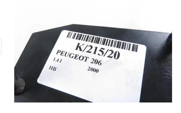 PEUGEOT 206 96283050ZR 9140010278