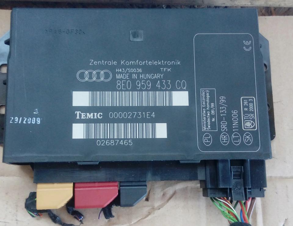 modul komfortu AUDI A4 B7