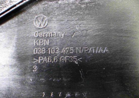 Kryt ventilov 038103469 SUPERB I 1.9 TDI 131 HP