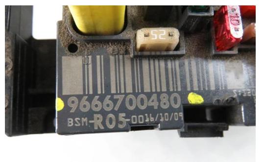 modul BSM CITROEN BERLINGO II 1.6 HDi 9666700480