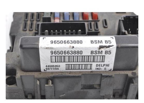 PEUGEOT Skrinka Modul BSM 9650663880