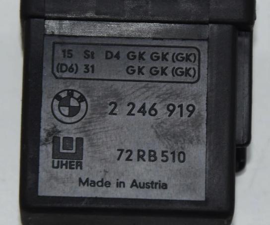 BMW E39 E46  relé sviečok žhavenia 2246919
