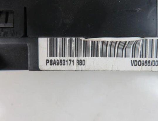 Prístrojovka CITROEN XSARA PICASSO 1.8 16V 9631710380