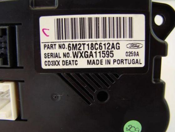 Panel: klimatizácie  Ford Galaxy MK2