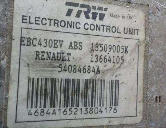 OPEL Pumpa ABS 8200184211  91169033