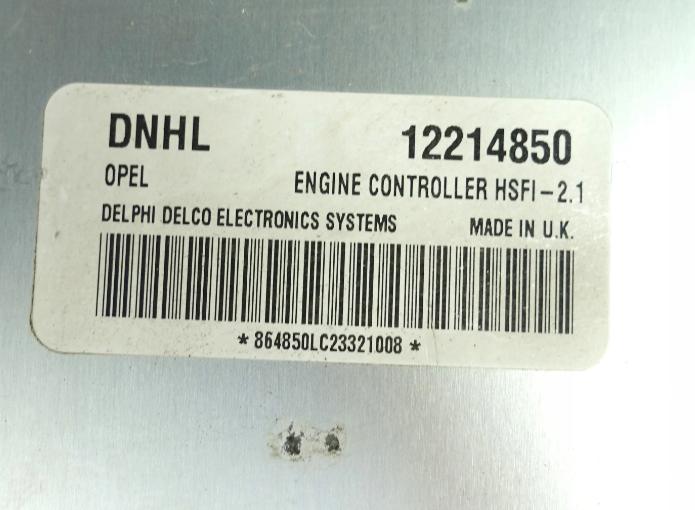 riadiaca jednotka OPEL ASTRA 2 II G 1.4 16V 12214850