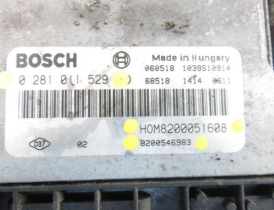 Riadiaca jednotka Motor PRIMASTAR 1.9 DCI 0281011529