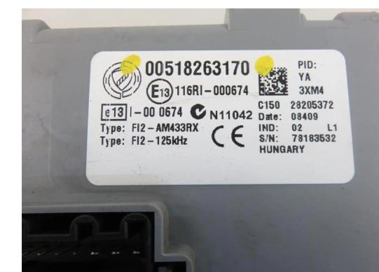 BSI FIAT GRANDE PUNTO 1.2 - 199  00518263170