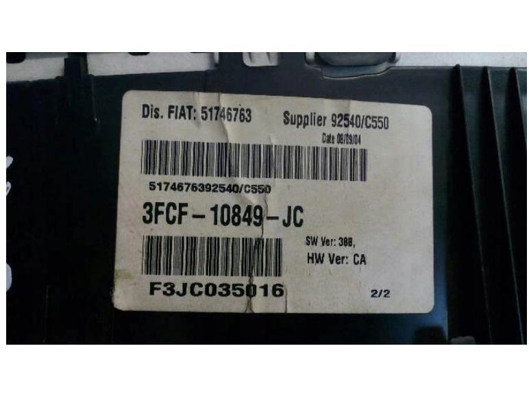 prístrojovka/ budíky Fiat Stilo I 1.9 JTD  51746763
