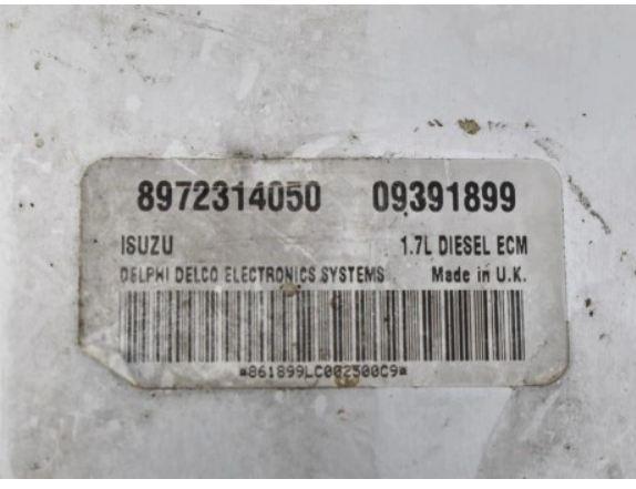 Riadiaca jednotka 8972314050 OPEL ASTRA 2 II G 1.7 DTI 00R
