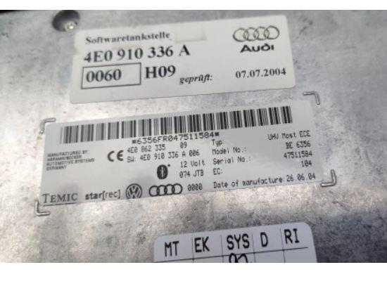AUDI A6 C6 A8 D3 Modul BLUETOOTH 4E0862335