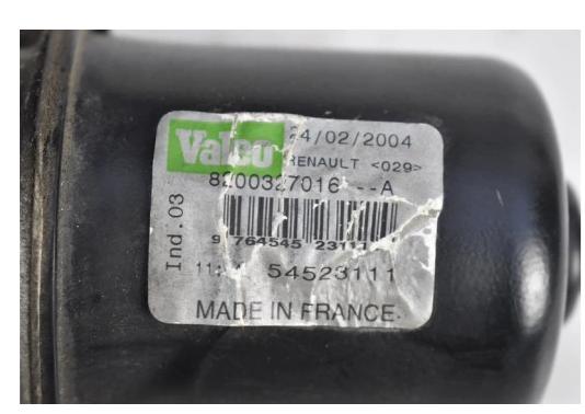 Mechanizmus stieračov EU RENAULT MEGANE SCENIC II 820032716 A
