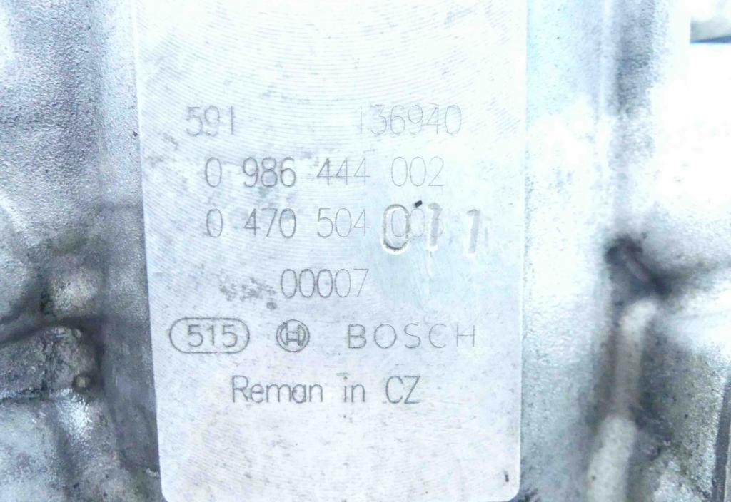 čerpadlo vstřikovací 0470504011 Opel Vectra B 2.0 dti 101KM, 2000 Bosch 0986444002