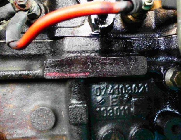 motor AAB VW TRANSPORTER T4 2.4D