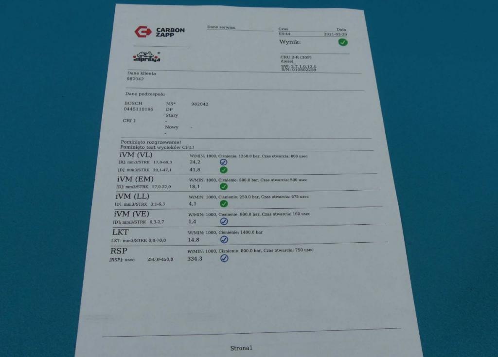 vstrek Mercedes W168 1.7 cdi 95 HP  0445110196,