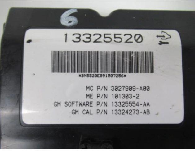 OPEL INSIGNIA Combi Modul Riadiaca jednotka dverí 13325520