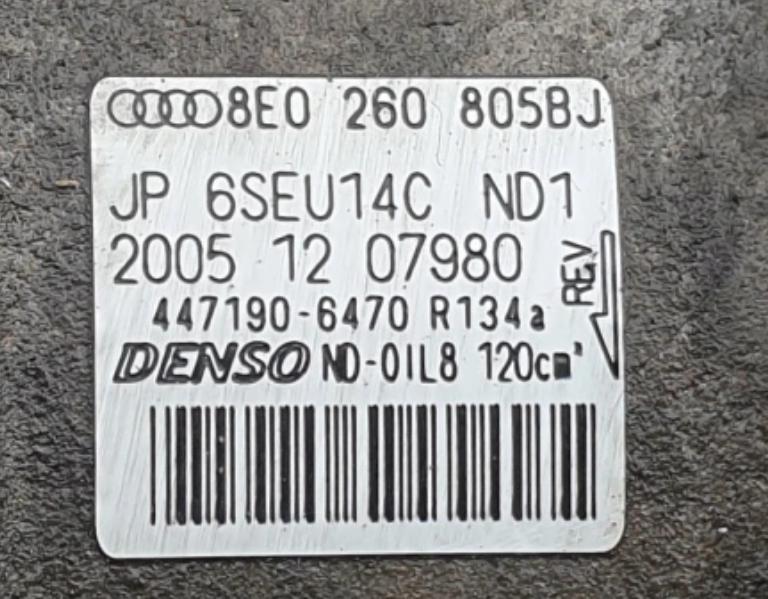 Audi A4 B6 B7  kompresor klimatizácie