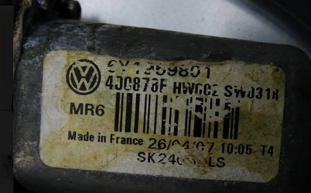 Škoda Fabia Mechanizmus okna predný ľavy