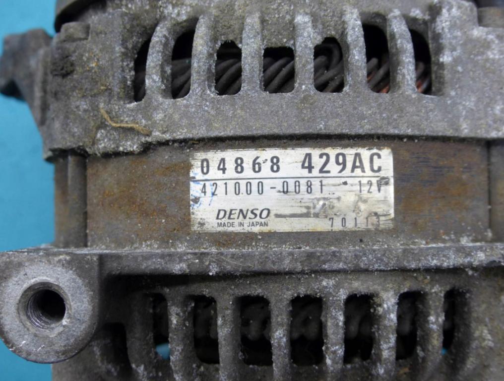 Alternátor CHRYSLER VOYAGER IV 01-07 2.5 CRDI 421000-0081