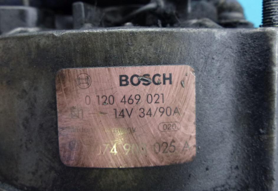 Alternator Vw Transporter T4 2.4d   HB,: 5d, Kod: - biely manual, 5b, hydraul. bubon,: ručne vyrobené ,: EU