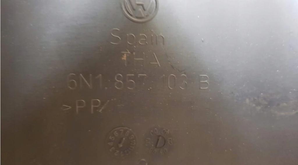 Priehradka, kastlík spolujazdca Polo III 6N2 FL 99-01 6N1857103B