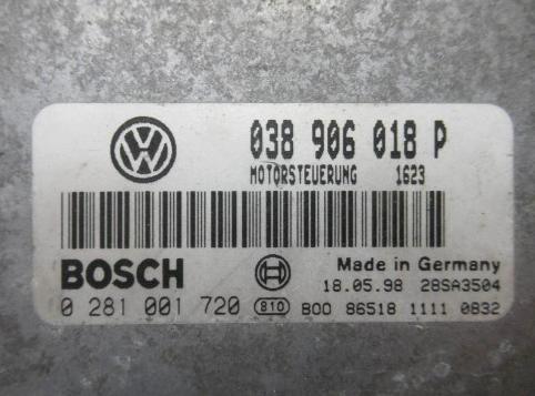 riadiaca jednotka Motor Passat B5 1.9TDI 96-00 038906018P