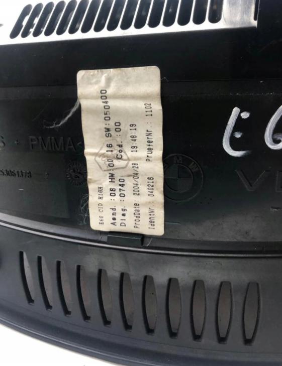 BMW E60 E61 Dislpej EKRAN 65826945660