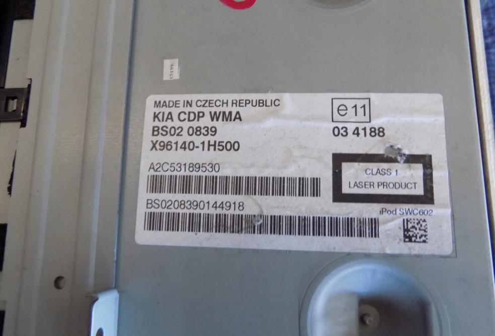 RADIO CD MP3 KIA CEED 1,6 CRDI 06-09