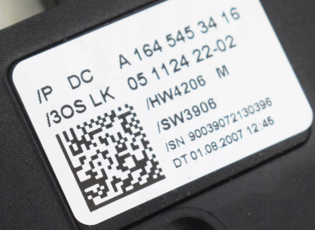 MERCEDES W164 Prepínač kombinovaný Modul uhlu