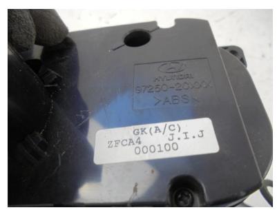 Panel klimatizace 97250-2CXXX HYUNDAI COUPE