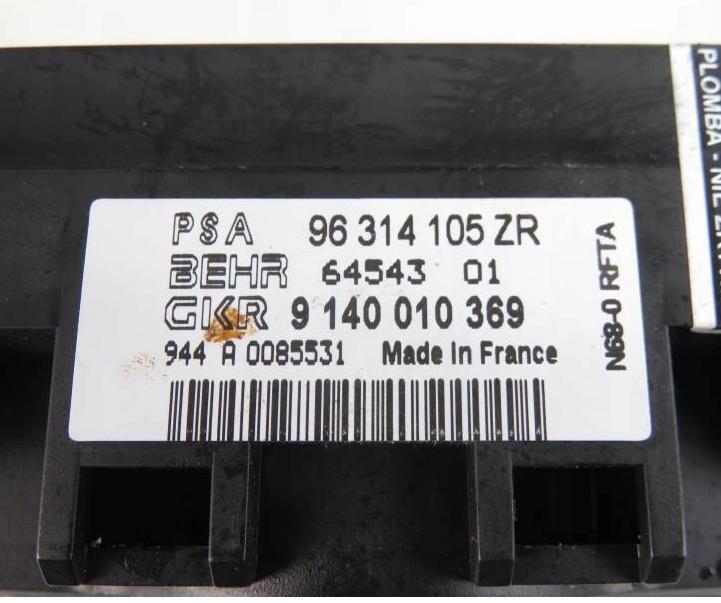 KLIMATRONIK CITROEN XSARA PICASSO 96314105ZR