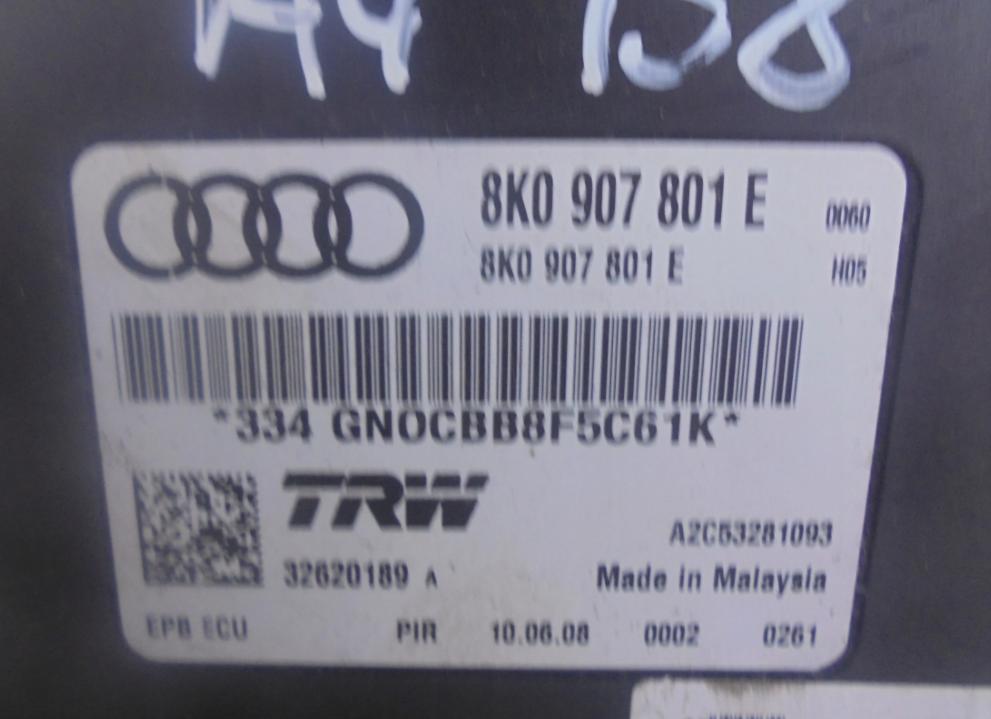 Modul brzdy ručnej brzdy  AUDI A4 B8