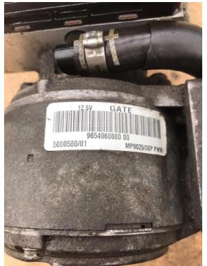 Pumpa nápravy CITROEN C5 X7 III 2.0 9654068680