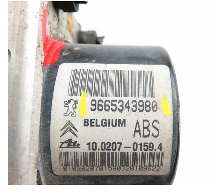 Pumpa ABS PEUGEOT 207 9665343980 10097011593