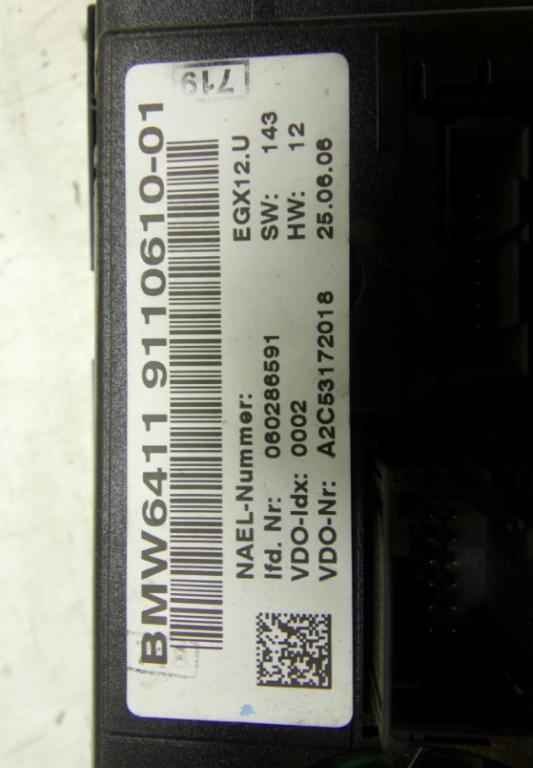 Panel klimatizace BMW E90 9110610-01