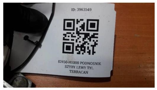 Mechanizmus okna ľavy ZADNÉ: TERRACAN